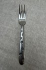 1 Oneida Silver Daisy Frost 8  Dinner Fork Stainless Steel 18 10 Flatware Mcm