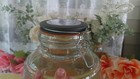 Vintage Large 2 5 Gallon Barrel Glass Storage Jar W  Clamp Lid