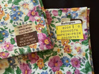 Lot 9 Vtg 80s 90s Floral Print Cloth Napkins 100  Cotton New W  Tags Burlington
