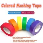 6 Rolls Colored Masking Tape   colored Painters Tape