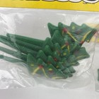 2 Vintage Wilton Cake Tops 6-packs Green Christmas Trees Picks Nip