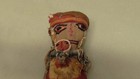Vintage 19th Century 1800s Handmade Primitive Burlap Sack Doll Kachina