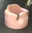 Bumbo Baby Infant Floor Seat With Safety Belt Strap Light Pink