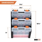 Iron Forge Tools Small Parts Tool Organizer  Service Truck  Cargo Van Shelving-