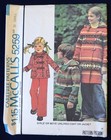 Vtg 1970s Mccall 5259 Blanket Coat Jacket Sewing Pattern Ff Uncut 2-4 Girl Boy