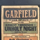 Rare 1929 Garfield Theatre Lobby Card Movie Poster Smith   Setron Cleveland Ohio