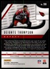 2019 Panini Prizm Deionte Thompson Rookie Arizona Cardinals  390