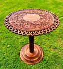 Wooden Side Table Wood Encarved Coffee Table Home Decor Gifts Free Shipping Us