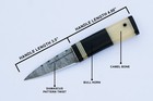 8 Inches Celtic Scottish Dirk Sgian Dubh Dagger Bone Handle Knife Scotland