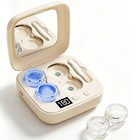 Ultrasonic Contact Lens Cleaner High Frequency Vibration Portable Storage Case