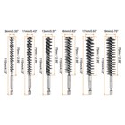 6pcs Bore Brush Stainless Steel 9mm 11mm 13mm 16mm 17mm 19mm Dia Cleaning Wire