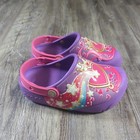 Crocs Kids Youth Size 13 Fun Lab Magic Wand Lights Clog Purple Pink