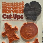 Retro Harvest  Hutzler Nos 1986 Fall Autumn Thanksgiving Cookie Cutters