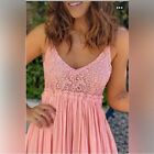 Nwt Once In A Lifetime Pink Maxi Dresse Size Small