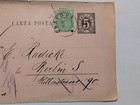 Romania Classic Postal Stationery 1891 To Berlin 