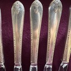 Vintage  1940   s Wm Rogers   Son    exquisite    Flatware Silverplate 49 Pieces   Box