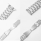 18 20 22 24mm Metal Watch Band Strap Replacement Stainless Steel Wrist Bracelet