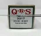 Vtg Qrs Player Piano Word Roll 3317 Silent Night  Played By Frank Milne - Sealed