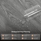 Peel-on-sticky Vinyl Flooring  36 Packs Of 54 Sq  Ft  Grey  Diy Bonded Flooring