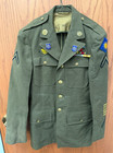 Ww Ii Us Army 40th Infantry Div  108th Reg Dress Jacket 36l W Side Cap World War