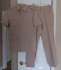 Vtg  1970s Leisure Wear 2 Pc Set Jacket  Pants Leisure Suit