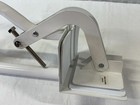 Adjustable Bathtub Safety Rail Shower Grab Bar Handle  Stainless Steel  White