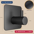 Honmein 6 Pcs Adhesive Wall Hooks For Hanging - Waterproof Shower Hooks   Heavy