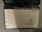 99 1999 Lexus Lx470 Owners Manual Complete With Case 98 99 00 01 02