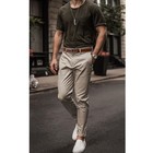 Men s Leather Ratchet Comfort Click Belt Dress With Slide Buckle -adjustable    