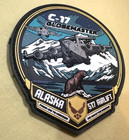 Usaf 517th Airlift Squadron   C-17 Globemaster -high Quality Pvc Patch