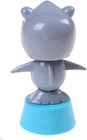 4 Pcs Solar Powered Dancing Animal Dolls Swinging Animated Bobble Dancer Window 