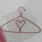 Vintage Metal Doll Clothes Hangers Nos Large 6 Inch Pink Yellow Black