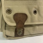 Rothco Canvas Leather Messenger Bag Laptop Satchel Crossbody Shoulder Bag Mens