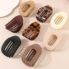 4pcs Flat Hair Clips Matte Alligator Large Hair Claw Clips Thick Thin Hair Stron