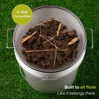 Wenses Original Round Soil Sifter For 5-gallon Bucket  Stainless Steel Mesh