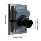 Hvac Wall Penetration Line-set Cover Plate Split System Adjustable Indoor outdoo