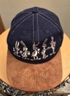 1991 Warner Bros Looney Tunes Acme Clothing Suede Brim Snapback Hat With Tag