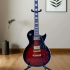 Les Paul Black Ring Red Electric Guitar Tiger Maple Veneer 6-string Christmas