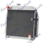 2-row Radiator Fit 1955 1956 Plymouth Belvedere Fury Plaza Savoy Base 3 8l L6
