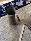 Antique English Large Solid Copper Water Jug 12  t Great Condition