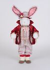 Karen Didion Easter Bunny Rabbit Set Of 2 William   Clematis Bunnies 22 -24 