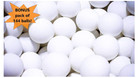 100 Ping Pong Balls Table Tennis Bulk Crafting Christmas Wholesale Beer Play Us