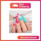 Imtiti 10ml 2 Pcs Neon Gel Nail Polish Set hot Pink And Cyan Gel Polish Soak Off