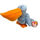 Vtg 1996 Ty Beanie Baby Scoop The Pelican Retired Animal Plush Mint Tags 6 