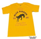 New Pabst Blue Ribbon Beer Horse Support Bartender Mens Vintage Classic T-shirt
