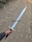 Viking Medieval Sword 30in Carbon Steel Full-tang Historical Battlefield Replica