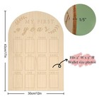 Baby s First Year Picture Photo Frame Keepsake Newborn Baby Shower Gift Boy Girl