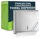 Alpine Commercial Paper Towel Dispenser Wall Mount For Multifold  Trifold   C   