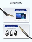 2 5mm To 3 5mm Audio Aux Cable For Bose 700 Quietcomfort Qc45 Qc35ii Qc35 Qc25 H