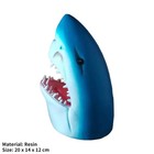 Garden Shark Art Statue Horror Shark Decorate Interesting Great White Shark Oy